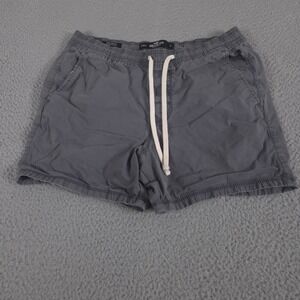 Hollister Shorts Mens Small Gray Jogger Short 5" Epic Flex Cotton Stretch Casual